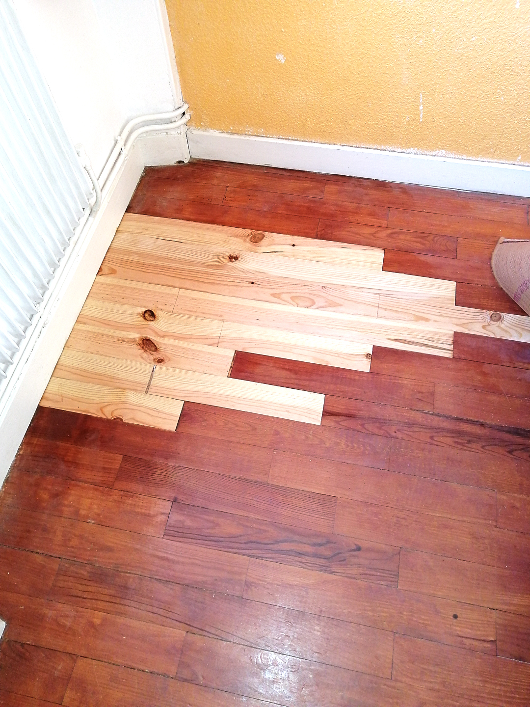 Rénovation d'un plancher bois