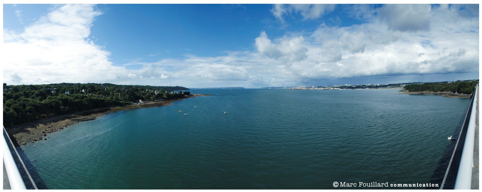 Rade de Brest du pont Albert Louppe