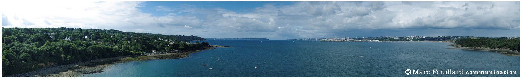 Rade de Brest du pont Albert Louppe